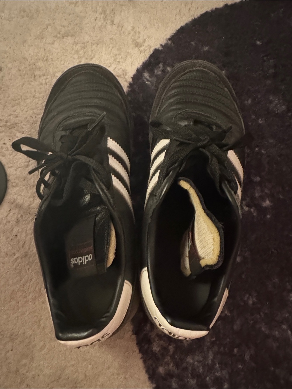 adidas Kids Black & White Athletic Sneakers